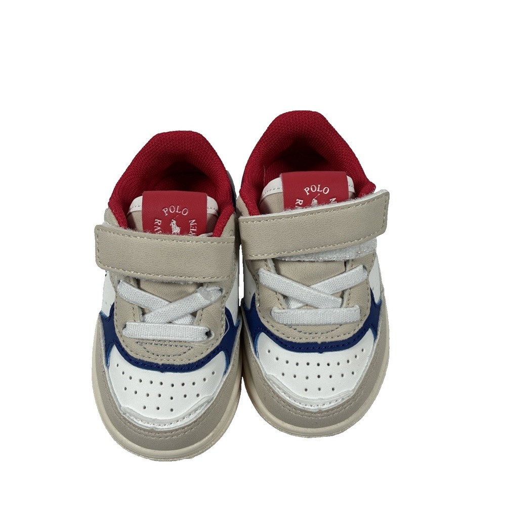Polo Ralph Lauren Masters Court 11 PS Hook & Loop Toddler Sneaker Size 5 NWOB - Picture 2 of 7